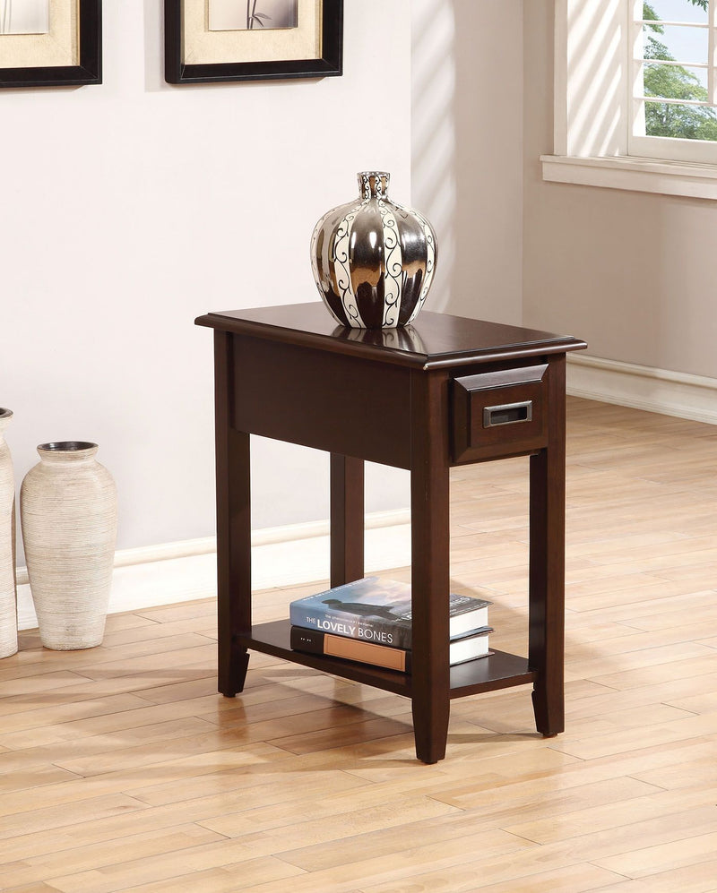 Flin - Accent Table - Dark Cherry - Grand Furniture GA