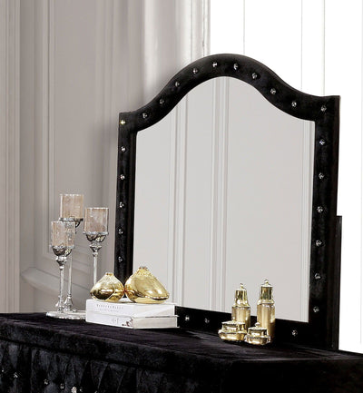 Alzire - Mirror - Black - Grand Furniture GA