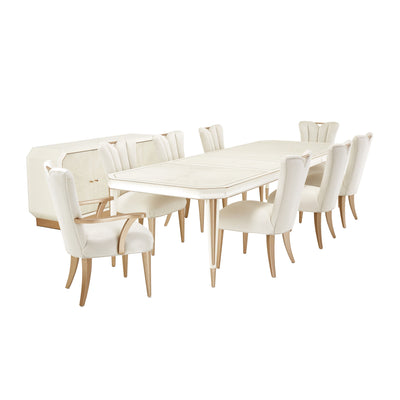 La Rachelle - Rectangular Dining Table - Champagne