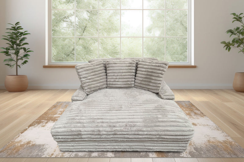 Embrace - Dual Chaise Lounge - Gray