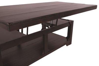 Rogness - Rustic Brown - Lift Top Cocktail Table.