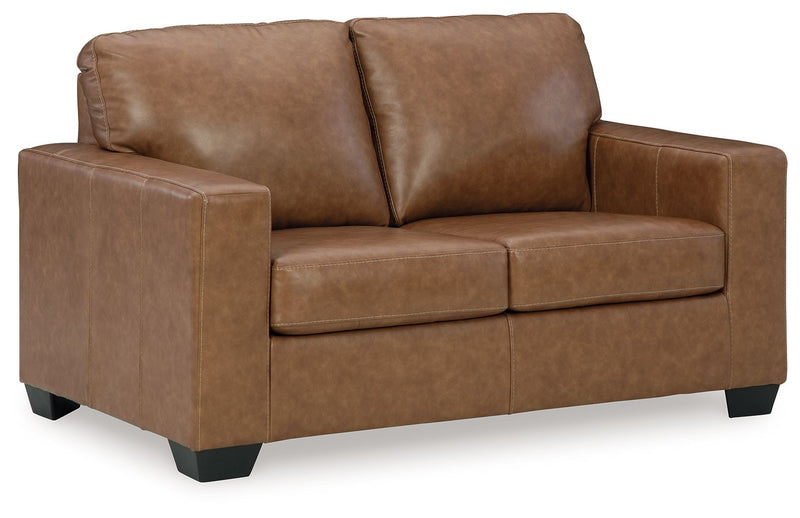 Bolsena - Caramel - Loveseat.