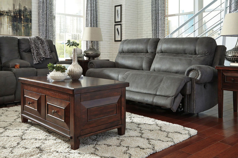 Austere - Gray - 2 Pc. - Reclining Sofa, Loveseat.