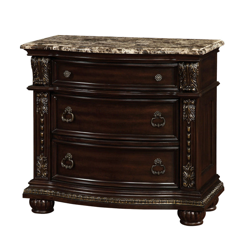 Fromberg - Nightstand - Brown Cherry - Grand Furniture GA