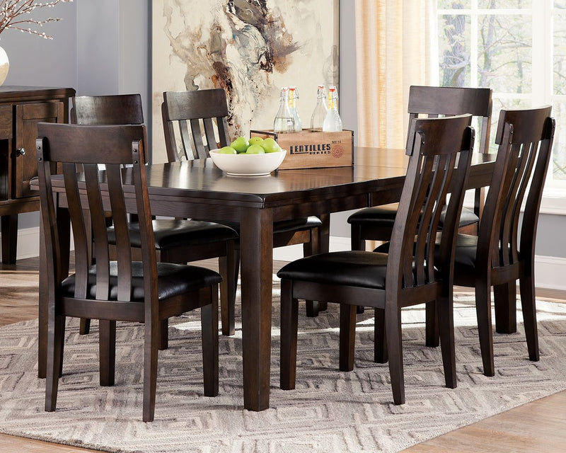 Haddigan - Dark Brown - Rect Dining Room Ext Table.