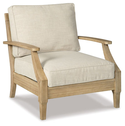 Clare - Beige - Lounge Chair W/Cushion.