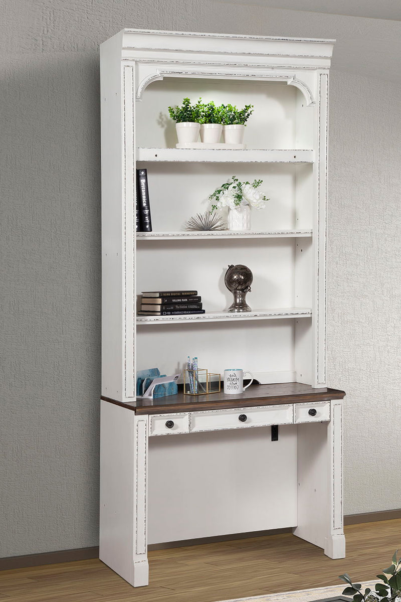 Provence - 2 Piece Library Desk - Vintage Alabaster