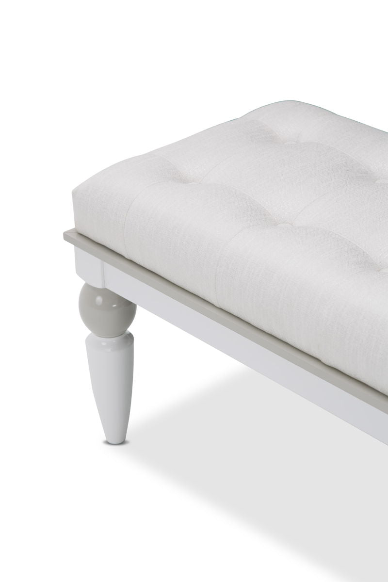 Sky Tower - Bedside Bench - Cloud White.