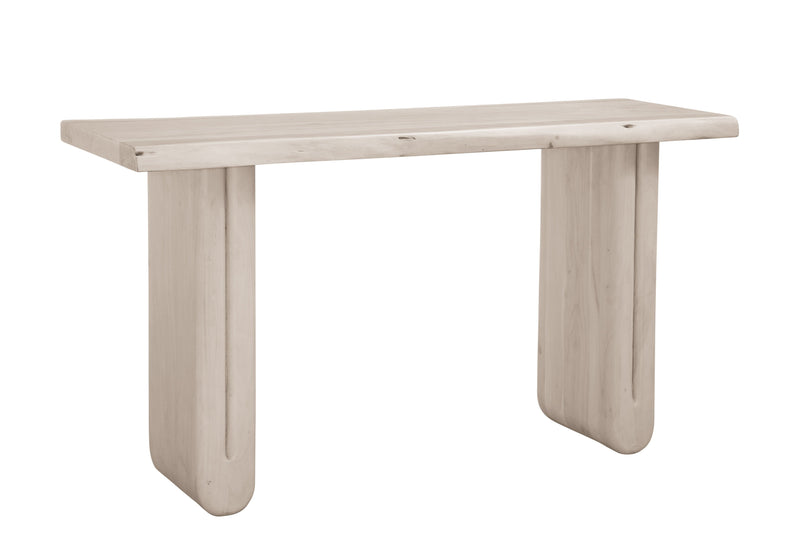 Nadia - Wood Console Table - White