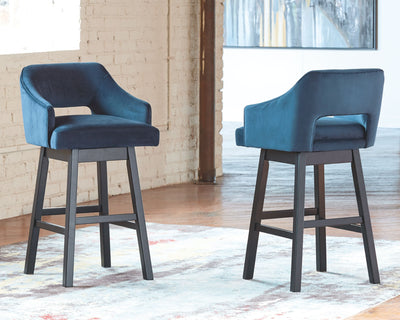 Tallenger - Upholstered Swivel Barstool (Set of 2)