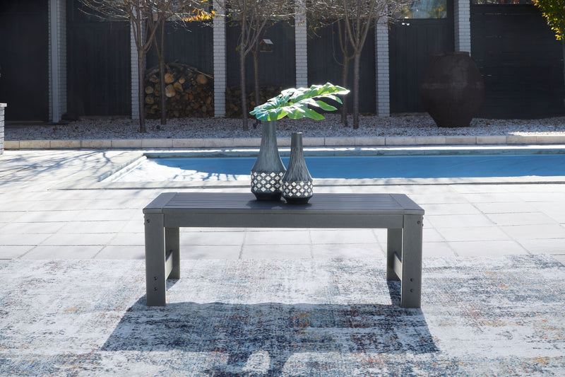 Amora - Charcoal Gray - Rectangular Cocktail Table - Grand Furniture GA