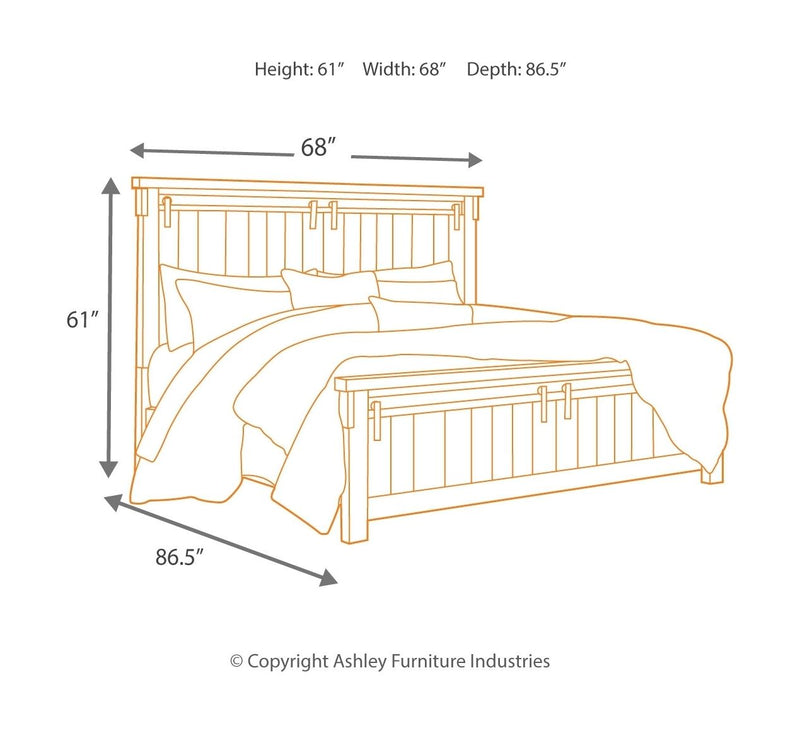 Lakeleigh - Panel Bed