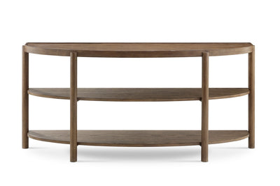 Hadleigh - Demilune Sofa Table - Honey.