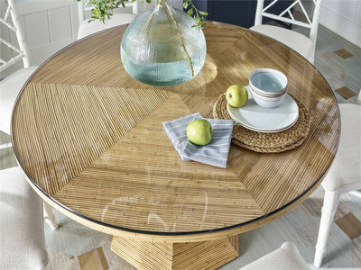 Getaway - Nantucket Round Dining Table - Light Brown.