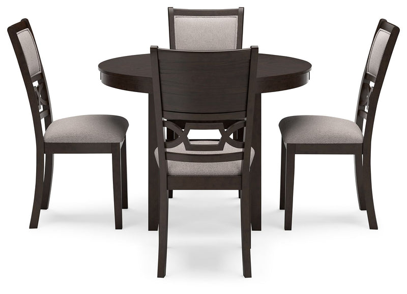 Langwest - Brown - Dining Room Table Set (Set of 5)