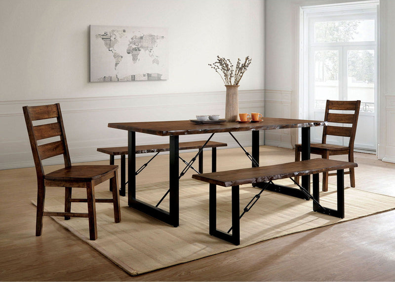 Dulce - Dining Table - Walnut / Black - Grand Furniture GA