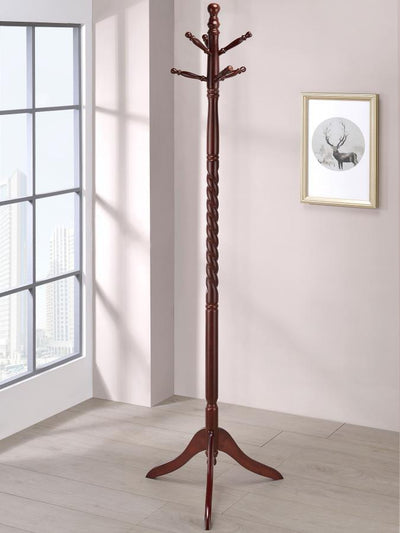 Riona - 2-Tier Coat Rack - Merlot.