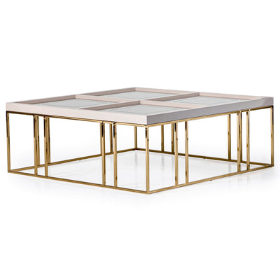 Carmela - Cocktail Table - Shimmer Ivory