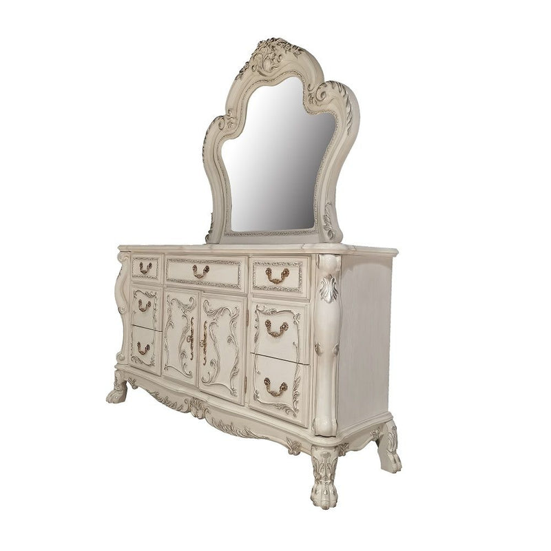 Dresden - Dresser - Bone White Finish