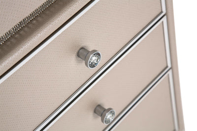 Glimmering Heights - Upholstered Vanity - Ivory.