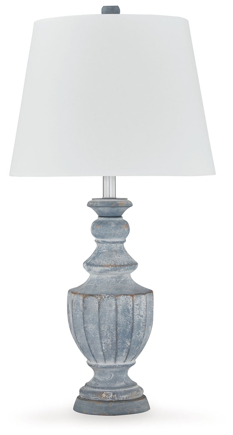 Cylerick - Antique Blue - Terracotta Table Lamp.