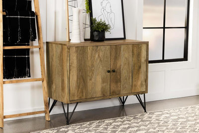 Eileen - Rectangular 2-Door Accent Cabinet - Natural.
