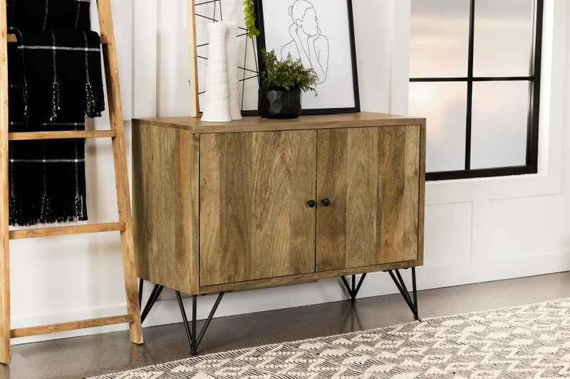 Eileen - Rectangular 2-Door Accent Cabinet - Natural.
