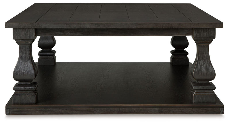 Wellturn - Black - Rectangular Cocktail Table.