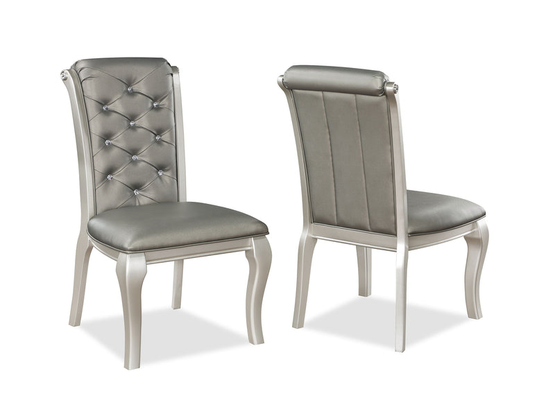 Caldwell - Side Chair (Set of 2) - Silver - Grand Furniture GA