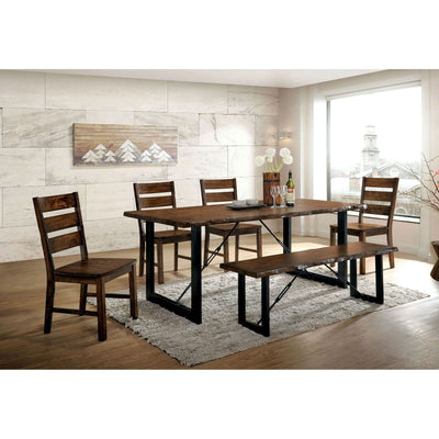 Dulce - Dining Table - Walnut / Black - Grand Furniture GA
