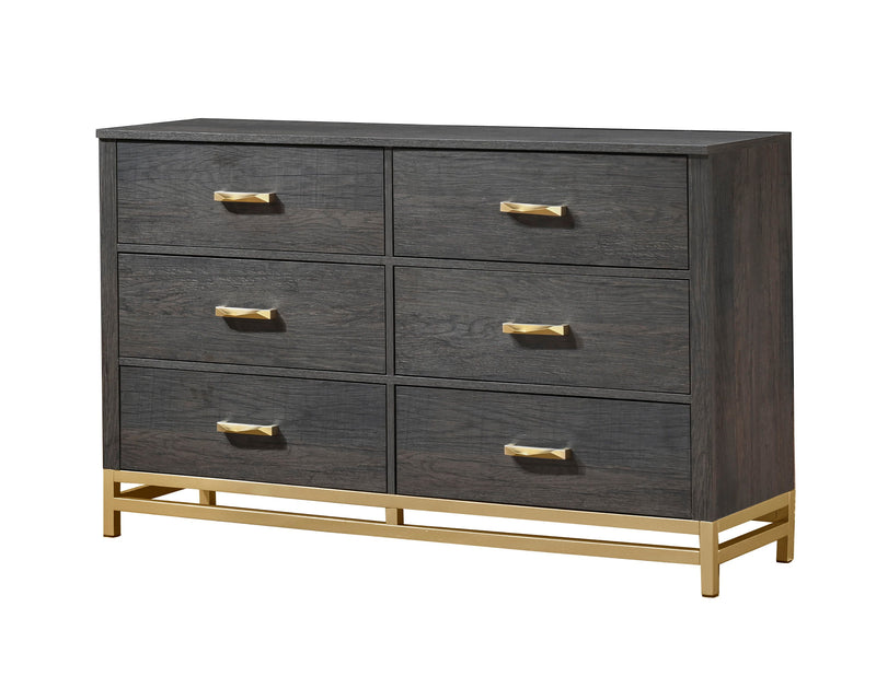 Trevor - Dresser & Mirror - Brown