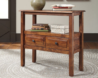 Abbonto - Warm Brown - Accent Table.