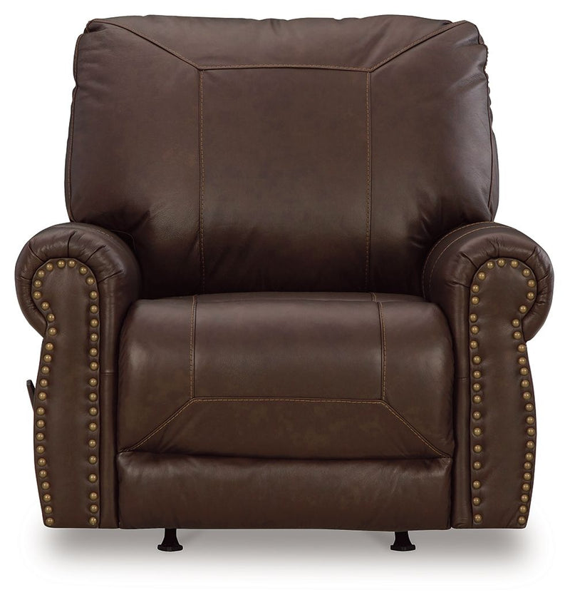 Colleton - Dark Brown - Rocker Recliner.