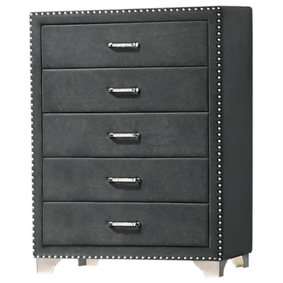 Melody - 5-Drawer Upholstered Chest