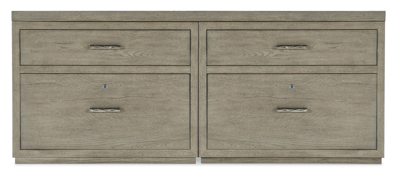 Linville Falls - Credenza - 72" Top - 2 Lateral Files