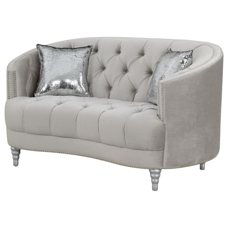 Avonlea - Upholstered Sloped Arm Loveseat - Grand Furniture GA