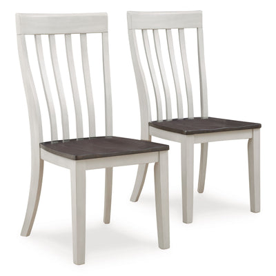 Darborn - Gray / Brown - Dining Room Side Chair (Set of 2).