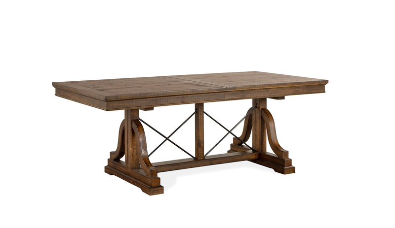 Bay Creek - Trestle Dining Table - Toasted Nutmeg.