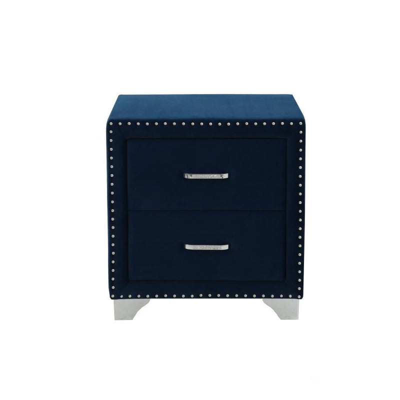 Melody - 2-drawer Upholstered Nightstand