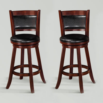 Cecil - Swivel Bar Stool (Set of 2) - Brown - Grand Furniture GA