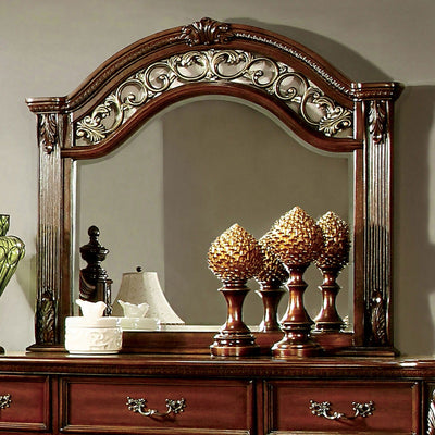 Arthur - Mirror - Brown Cherry - Grand Furniture GA