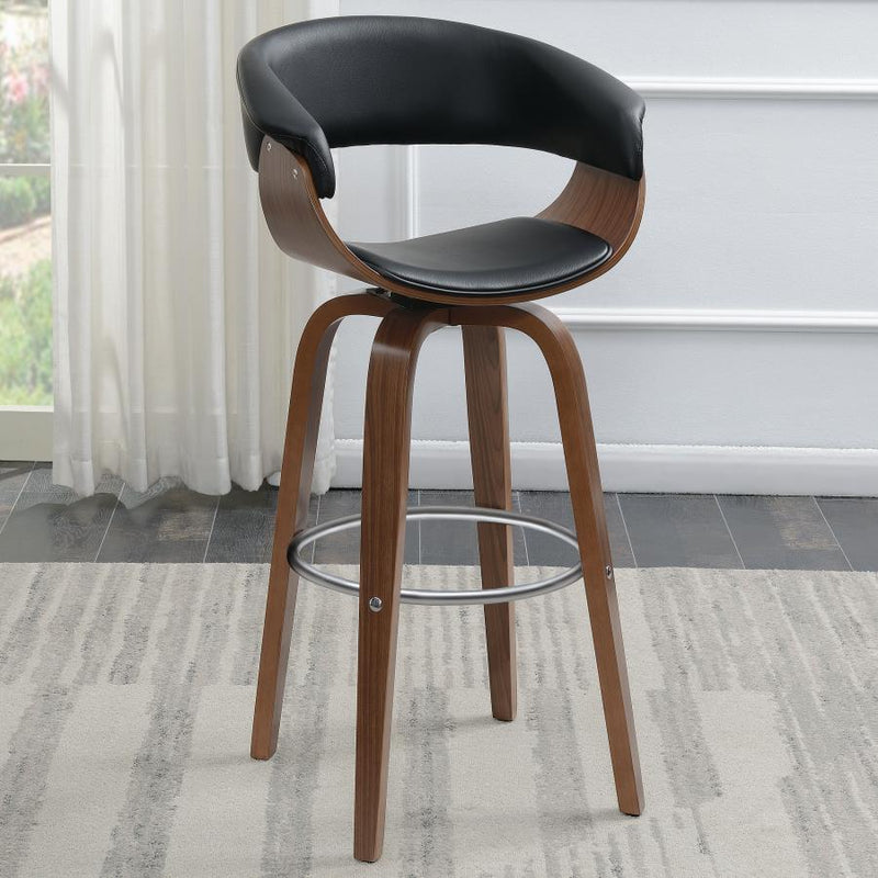 Zion - Upholstered Swivel Bar Stool.