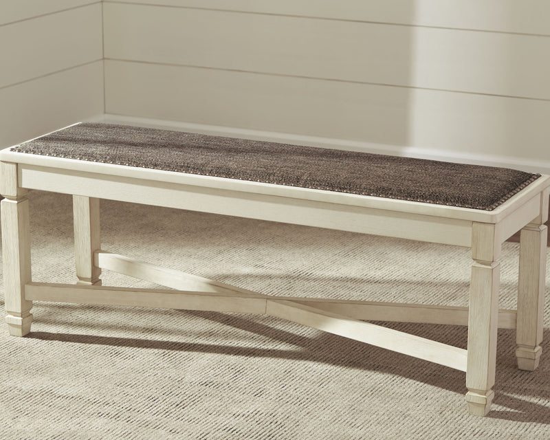 Bolanburg - Beige - Large Uph Dining Room Bench.