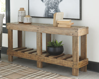 Susandeer - Brown - Console Sofa Table.