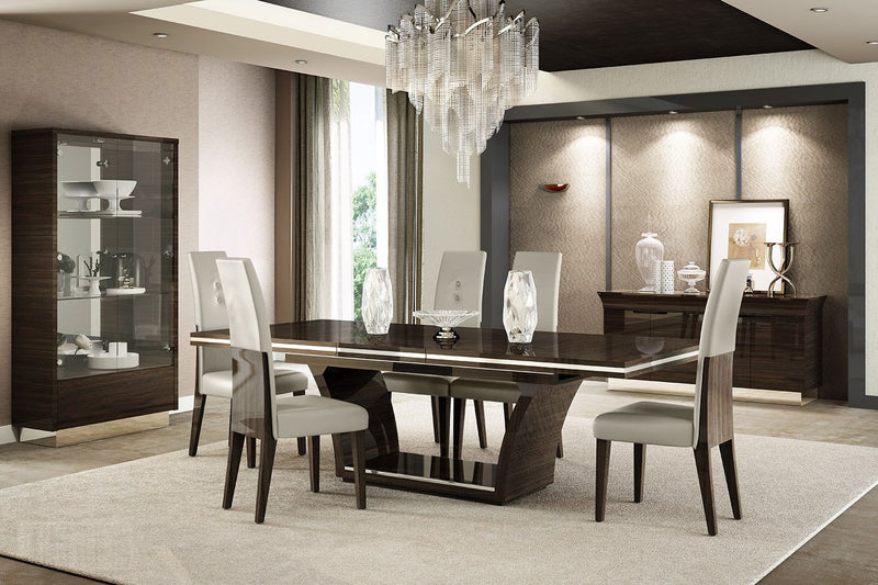 D832 - Dining Table And 6 Chair Set - Wenge.