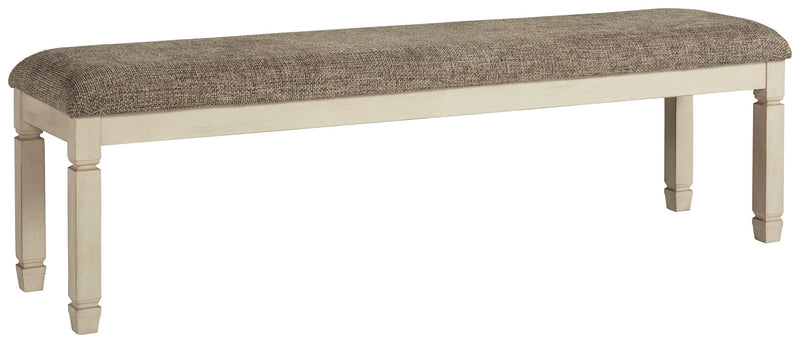 Bolanburg - Brown / Beige - Extra Large Uph Drm Bench.