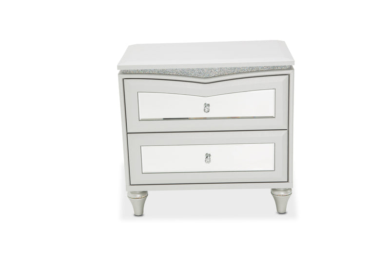 Melrose Plaza - Upholstered Nightstand - Dove