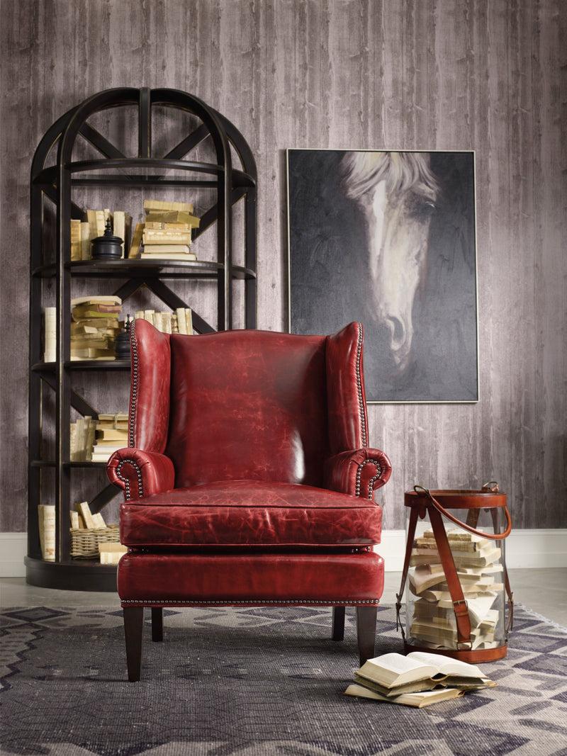 Blakeley - Club Chair - Dark Red.