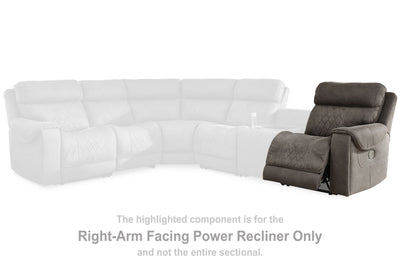 Hoopster - Gunmetal - Raf Zero Wall Power Recliner.