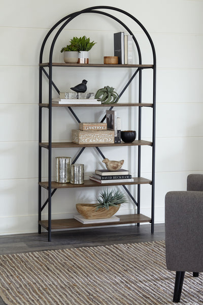 Galtbury - Brown / Black - Bookcase.